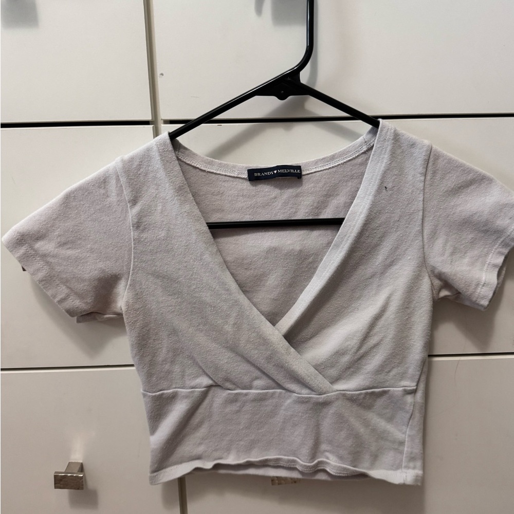 White Crop Top